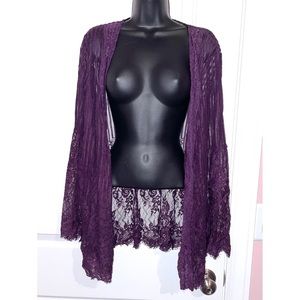 Boutique lace shawl